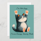 Berufliches Nickerchen Taker Funny Sleeping Chat Ankündigung (Vorne/Hinten)