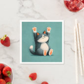 Berufliches Nickerchen Taker Funny Sleeping Chat Serviette (Beispiel)