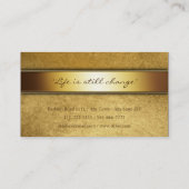 Berufliches nobles elegantes des Stylist-| Visitenkarte (Rückseite)