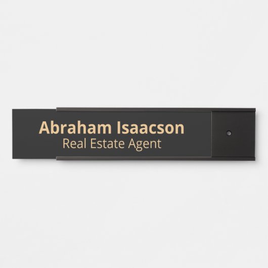 Berufliches Office - Modernes Türschild (Vorderseite )