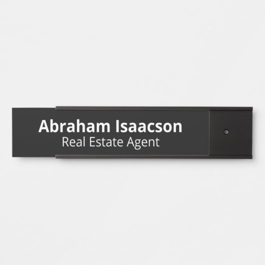 Berufliches Office - Modernes Türschild (Vorderseite )