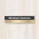 Berufliches Office - Modernes Türschild (Vorderseite )