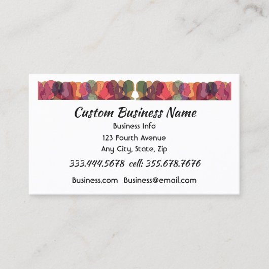 Berufliches Personal Mgr, HR Mgr Visitenkarte (Vorderseite)