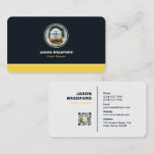 Berufliches Personalisiertes Unternehmen C Visitenkarte (Vorne/Hinten)