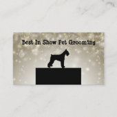 Berufliches Pet Grooming Visitenkarte (Vorderseite)
