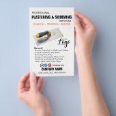 Berufliches Planen und Skimming - Flyer (Handgriff)
