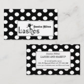 Berufliches Polka-Dots-Logo Visitenkarte (Vorne/Hinten)