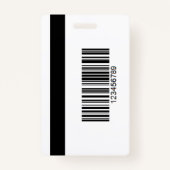 Berufliches Press Abzeichen - Foto- und Barcode-De Ausweis (Rückseite)