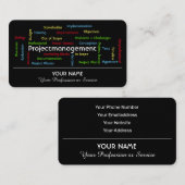 Berufliches Projektmanagement und Beratung Visitenkarte (Vorne/Hinten)