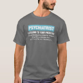 Berufliches psychologisches Problem T-Shirt (Vorderseite)