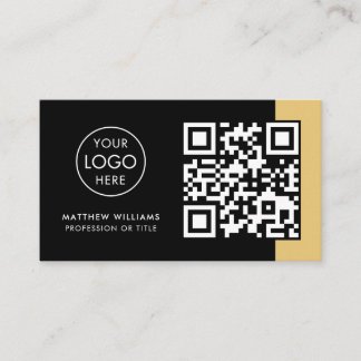 Berufliches QR-Anwesen-Logo Modern Visitenkarte