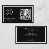 Berufliches QR-Code-Firmenlogo Visitenkarte (Vorne/Hinten)