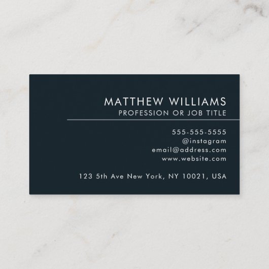 Berufliches QR-Code-Logo Modern Visitenkarte (Rückseite)