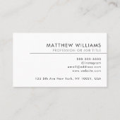 Berufliches QR-Code-Logo Visitenkarte (Rückseite)