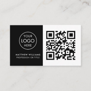 Berufliches QR-Code-Logo Visitenkarte