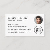 Berufliches QR-Foto-Logo Visitenkarte (Vorderseite)