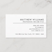 Berufliches QR-Logo für Krankenpfleger Visitenkarte (Rückseite)