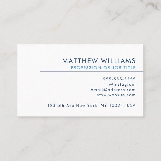 Berufliches QR-Logo für Plumper Modern Visitenkarte (Rückseite)