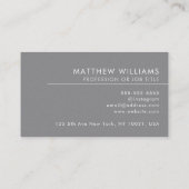 Berufliches QR-Logos für Fotografen Moderne Visitenkarte (Rückseite)