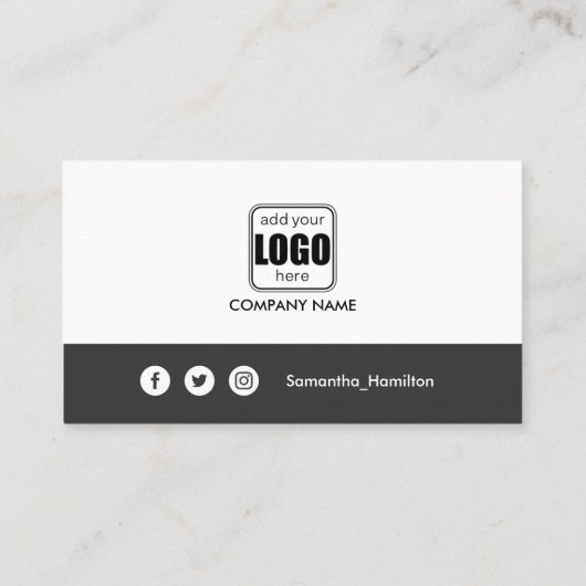 Berufliches QRCode-Foto grau Visitenkarte (Rückseite)