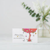 Berufliches Quiltieren von Patchwork-Nähdiensten Visitenkarte (Stehend Vorderseite)