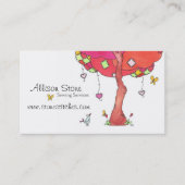 Berufliches Quiltieren von Patchwork-Nähdiensten Visitenkarte (Vorderseite)