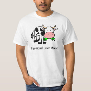Berufliches Rasen-MOO-äh Kuh-T-Shirt T-Shirt