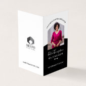 Berufliches Real Anwesen Agent Foto & Services Visitenkarten (Vorderseite)