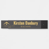 Berufliches Real Anwesen Benutzerdefinierte Office Türschild (Vorderseite )