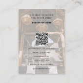 Berufliches Real Anwesen Foto Realtor Gold-Logo Visitenkarte (Rückseite)