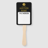 Berufliches Real Anwesen House Bid Auktionspaddel Fächer (Vorderseite)