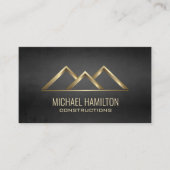 Berufliches, reales Anwesen-Konstruktionslogo Visitenkarte (Vorderseite)