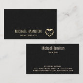 Berufliches reales Anwesen Visitenkarte (Vorne/Hinten)