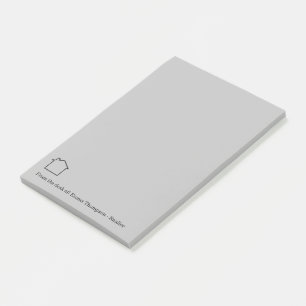 Berufliches Realtor House-Thema Post-it Klebezettel