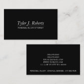Berufliches Rechtsanwaltsbüro Visitenkarte (Vorne/Hinten)
