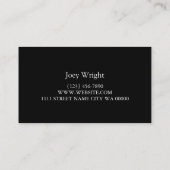 Berufliches Recording Studio mit Blue Music Visitenkarte (Rückseite)