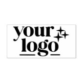 Berufliches Rectangle-Logo für Unternehmen Gummistempel (Prägung)
