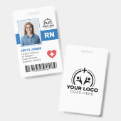 Berufliches Registriert Krankenversicherung RN Fot Ausweis (Vorder- & Rückseite)