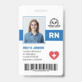 Berufliches Registriert Krankenversicherung RN Fot Ausweis (Vorderseite)