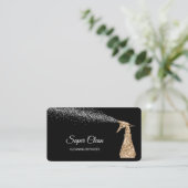 Berufliches Reinigungshaus Behaltend Sparkling Bus Visitenkarte (Stehend Vorderseite)