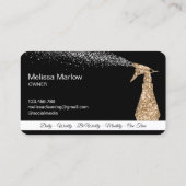 Berufliches Reinigungshaus Behaltend Sparkling Bus Visitenkarte (Rückseite)