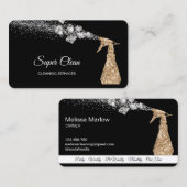 Berufliches Reinigungshaus Behaltend Sparkling Bus Visitenkarte (Vorne/Hinten)