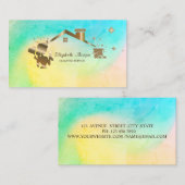 Berufliches Reinigungshaus grün Visitenkarte (Vorne/Hinten)