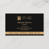 Berufliches Reinigungshaus Kommerziell Visitenkarte (Rückseite)