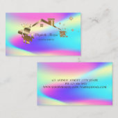 Berufliches Reinigungshaus Visitenkarte (Vorne/Hinten)