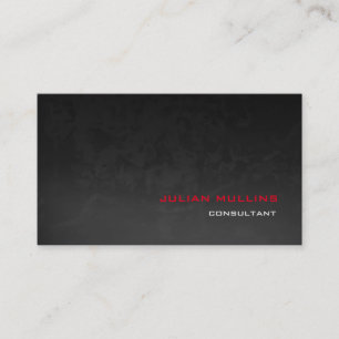 Berufliches rotes graues Muster Modernes Elegantes Visitenkarte