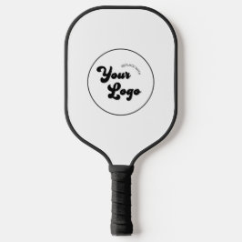 Berufliches Round-Logo für ein Unternehmen mit ben Pickleball Schläger
