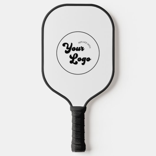 Berufliches Round-Logo für ein Unternehmen mit ben Pickleball Schläger (Vorderseite)