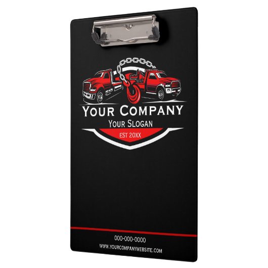 Berufliches Schleppunternehmen, Abschleppdienst Klemmbrett (Links)