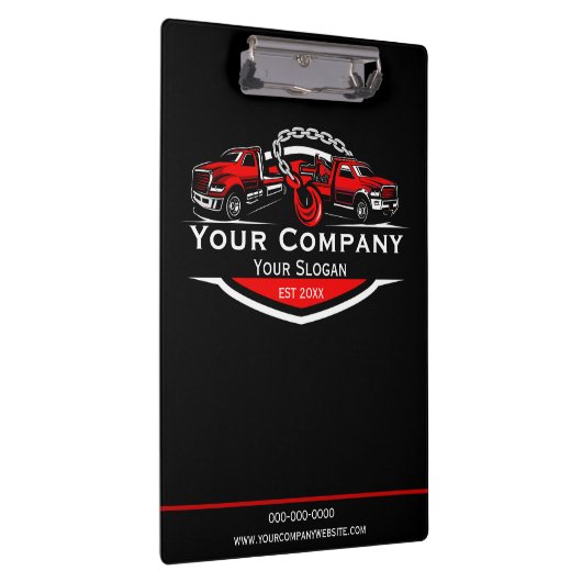 Berufliches Schleppunternehmen, Abschleppdienst Klemmbrett (Rechts)